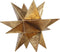 Braxio Modern Style Indoor Home Decor - Resin Gold Multi-Angle Stars Abstract