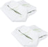 2-Pack Washable Replacement Knee Pillow Covers - Soft Cooling Breathable Leg Pillowcases for Universal Fit