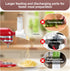 Slicer/Shredder Attachments for KitchenAid Stand Mixers, Food Slicers Cheese Grater Attachment with 3 Blades