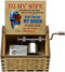 Music Box Gift for Wife, Valentine Anniversary Christmas Birthday Gift, Hand Crank Musical Box, You are My Sunshine