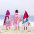 4 10 30x30 growell Hooded Kids Beach Towels - Toddler Bath Towel Girls Boys Swim Cover-ups for Ages to Kids Pool Towels