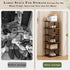 Spaces,7 Entryway,Closet,Corner,Doorway,Skinny Vertical Shoe Rack - Tall Narrow Shoe Rack Organizer for Small Tier
