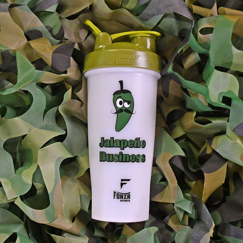 Blender Bottle x Forza Sports Classic Shaker - 28 oz. Jalapeno Business - White