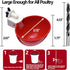 16pack (16) Large Poultry Waterer Cups, Professional Chicken Water Cups for Poultry LANARP Float Style Gravity Chicken