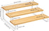 Spice Rack Kitchen Cabinet Organizer - 3 Tier Seasoning Organizer Shelf, Step Spice Storage Holder for Kitchen Cabinet, Pantry, Cupboard, Countertop by ASTOTSELL