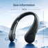 JISULIFE Portable Neck Fan, Hands-Free Bladeless Fan, 5 Speeds, 4000 mAh Battery Operated, Rechargeable, Black