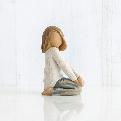 Willow Tree Joyful Child, Nurtured by Your Loving Care, Sculpted Hand-Painted Figure
