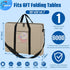 600D 36" 30" x4.7 6FT SIRUITON Folding Table Storage Bag, Portable WaterProof Carry Bag for Folding Picnic/Camp Tables