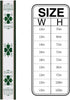 Linen Burlap Table Runner 13"x120", St. Patrick's Day Irish Lucky Shamrock Leaves Dresser Scarve, Non-Slip Farmhouse