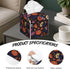 OHEGBXE Countertop,Nightstands,Office Desk,5.2"5.2"5.2" Vintage Paisley Floral Tissue Box Cover Square,Tissue Box