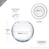 WGV Bowl Glass Vase - Diameter 6", Height 5", Clear Bubble Planter Terrarium Fish Bowl for Wedding Event Home Decor