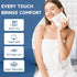TEAWOO 12 Pack, 12 12 inches Coral Velvet White Washcloths Highly Absorbent and Soft White Face Towels, Multi-Purpose