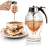 Zyntrytong Honey Dispenser,Honey Dispenser No Drip,ABS Honey Pot with Stand, Maple Syrup Honey Container, No Drip Syrup