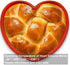 QTECLOR Silicone Heart Shaped Cake Pans, Nonstick Heart Cake Mold for Cakes and Brownies