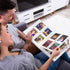 Vienrose Instax Mini Photo Album Book, Holds 208 Pictures 2x3 for Fujifilm Instax Mini Cameras, Kpop Photocard Black