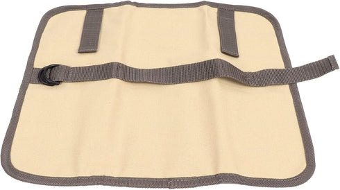 Camping Utensil Bag, Knife Roll Bag for Chefs, Canvas Roll Up Culinary Bag for Cooking, Camping, Tableware Storage
