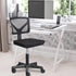 AFO Small Desk Chair, Armless with Ergonomic Lumbar Support, Adjustable Height, 360 Degree Swivel