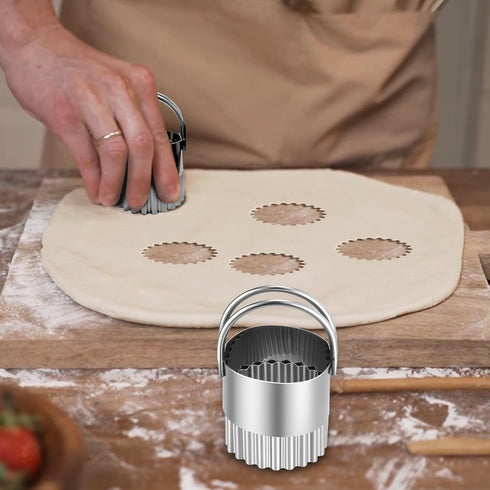 Stainless Steel Cookie Cutters Set, Pastry Cutter & Biscuit Cutter for Baking (10 Pcs/Set)