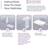BLISSFORD Plastic Mattress Protector, Zippered Cot Size, Waterproof Vinyl