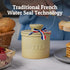 Counter, PriorityChef French Butter Crock with Lid, Keep Butter Spreadable & Fresh, Butter Keeper to Leave On French