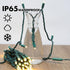 50Count 6" White,Commercial LAMPHOME String Lights, LED Christmas Lights, SPACING,Green Wire,Warm Grade