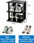 7-Tier Closet HAIXIN Vertical Narrow Tall Shoe Rack for Front Door Entrance, Sturdy Stackable Shoe Rack Organizer