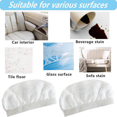 Rjnlsc 24 Pack Replacement Steam Mop Pads for Bissell Steam Shot, PurSteam, Wagner Spraytech, Comforday Handheld Steam