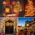 21FT 100 Count Brizled Warm White Clear Christmas Lights Connectable, Mini Incandescent String Lights Plug