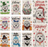 Seasonal Garden Flags Golden Doodle Double Sided Flags Set of 11 Holiday