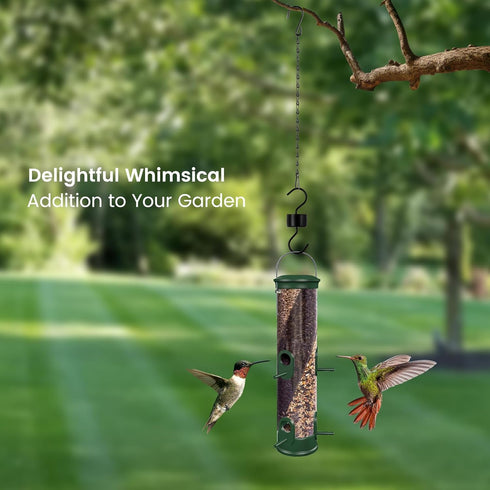 Yenmoz Metal Ant Moat Hooks, 5 Sets Feeder Hanging Chains and Brushes for Hummingbird Feeders