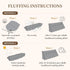 Sasttie Headboard Pillow Twin/Twin XL, Wedge Pillow Headboard for Dorm, Triangular Daybed Backrest Cushion for Sitting