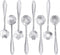 Maitys 16 Pieces Stainless Steel Flower Coffee Spoon Set for Tableware Kitchen, Cafe or Bar in Silvery