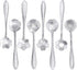 Maitys 16 Pieces Stainless Steel Flower Coffee Spoon Set for Tableware Kitchen, Cafe or Bar in Silvery