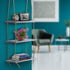 Sorbus 3-Tier Rustic Wood Hanging Shelf, Wood Swing Storage Shelves Rope Organizer Rack, Floating Display Shelves (Grey)