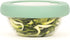 Food Huggers Gradual Green Replacement Lids for Glass Storage Containers, Silicone & Glass Lids, 100% Plastic Free, 1