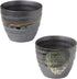 Asayu Japan Handpainted Glazed Ceramic Tea Cups Set of 2, 6.7oz (200ml),