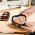 TXIN Love Heart Shape Springform Pan, Mini 4 Inches Non-Stick Carbon Steel Cake Pan, Set of 2