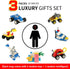 Build-on Brick Coffee Mug, Funny DIY Novelty Cup with Building Blocks for Kids, Men, Women, Xmas Birthday (Cool Black)