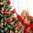 Vellibring 32 Pack Artificial White Berry Stems, Christmas White Berries Picks Holly Berry Branches for Christmas Tree