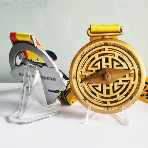 50 PCS Acrylic Display Holder, Clear Easel Stands for Coins, Capsules, Phone, Medals, Stones, Cards (Small)