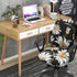 Office Chair Cover Stretchable, Computer Desk Chair Seat Covers, Anti-Dust Universal Split 2 Piece Slipcover (Wild