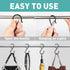 20 Pcs S Hooks Hanging Safety Buckle, 3.5 Inch Heavy-Duty Stainless-Steel Hooks for Kitchen Utensils, Pots, and Pans