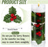 Christmas Holly Berries for Crafts, Faux Flowers and Holly Leaves, 50 Pcs for Wreath Fillers