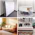 K KINGPLAST Mattress Bags for Moving and Storage, Twin/Full Size 54"x 87", Clear, 2-Pack Disposable Plastic Cover