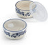 Pfaltzgraff Gabriela Storage Bowls, 6 inch, Blue and White Design for Kitchen Storage