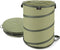 Hard Bottom Collapsible Garden Bag, 45 Gallon Pop Up Trash Can for Camping, Reusable Yard Waste Bags for Patio, Leaf,