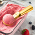 Frozen Premium Large Ice Cream Scoop with Trigger Ice Cream Scooper Stainless Steel, Heavy Duty Metal Icecream Scoop