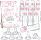 TrelaCo Cool Baby Shower Games Bottle Chug Sign and 12 Pcs Baby Bottle