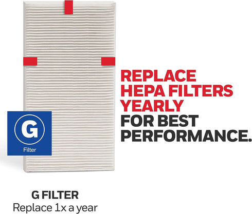 Honeywell HEPA Air Purifier Filter G - 1-Pack for HPA030/HPA080 & HPA180 Series