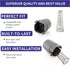 2 Packs AGM73610701 Washer Magnetic Door Plunger and Spring, Replacement Parts for LG and Kenmore